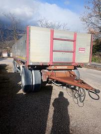 Rimorchio due assi ribaltabile