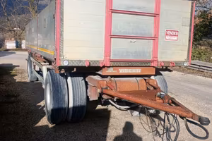 Rimorchio due assi ribaltabile