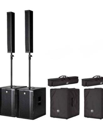 Rcf evox 12 per dj band mattimoni con bag cover
