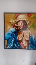 dipinto nudo di donna 