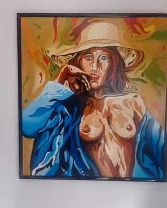 dipinto nudo di donna 