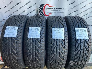 4 pneumatici 205/60 r16 tigar invernali seminuove