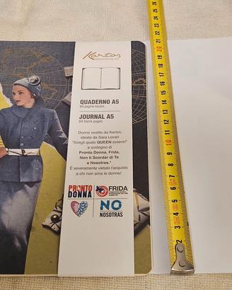 Quaderno A5 Kartos Scegli quale Queen essere!penna