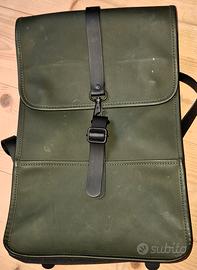 Zainetto Rains Backpack Verde Militare