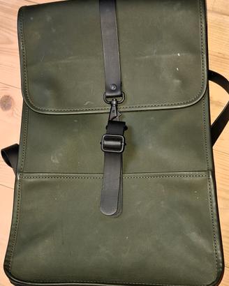 Zainetto Rains Backpack Verde Militare