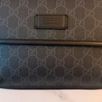 Marsupio GG nero misura piccola