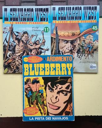 Albi a fumetti IL SELVAGGIO WEST e BLUEBERRY