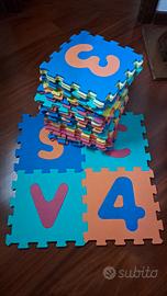 Tappeto puzzle gomma eva