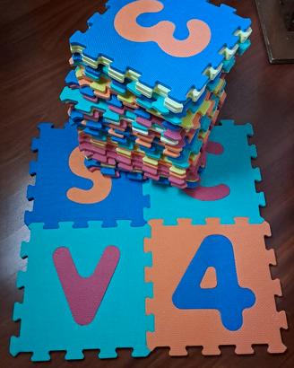 Tappeto puzzle gomma eva