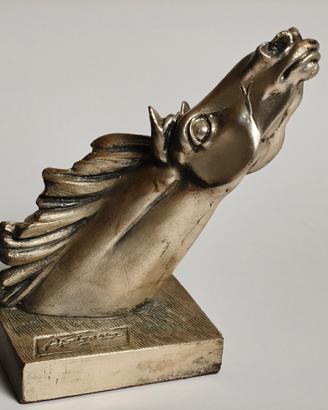 Scultura Cavallo Statua Argento 999 A. Ciranna 