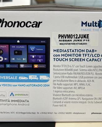 Autoradio 6.75" TOUCH SCREEN