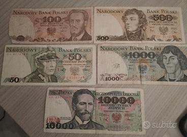 banconote bank Polski  (Polonia)