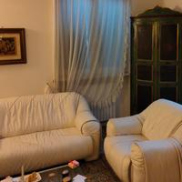 Divani e poltrona in pelle Natuzzi