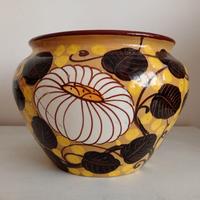 Vaso Ceramica vintage stile decò Albisola