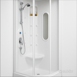 Cabina doccia con idromassaggio e sauna
