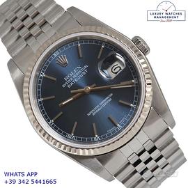 ROLEX  Datejust 16234 Soleil blue TOP Condition