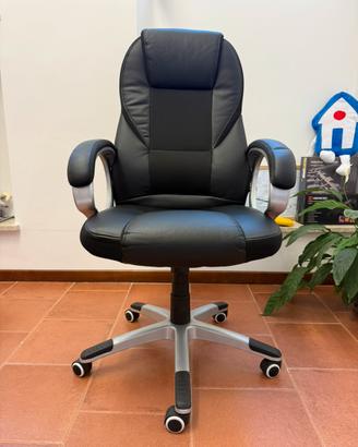 Poltrona direzionale ergonomica da ufficio