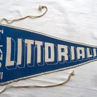 Drappo o pennnone d'epoca fascista LITTORIALI 1935