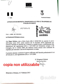 Licenza - abilitazione professionale preposto