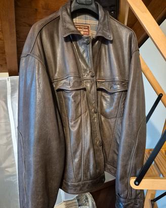 Giubbotto in pelle Marlboro