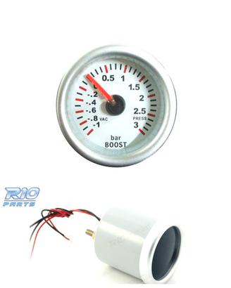 OROLOGIO PRESSIONE TURBO SFONDO BIANCO ILLUMINATO