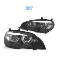 FARI XENO BMW X5 E70 07-10 ANGEL EYES 3D AFS NERO