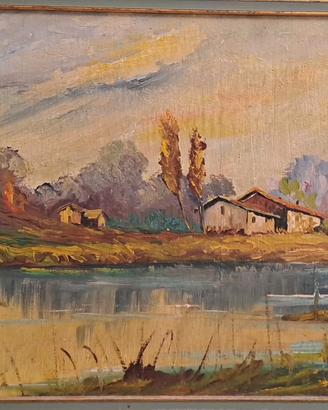 Coppia dipinti ad olio del 900