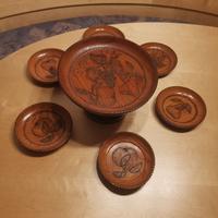 set antipasti - piatti in legno per 6 persone