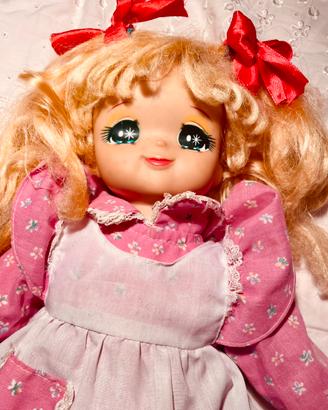 Bambola candy candy con vestito rosa