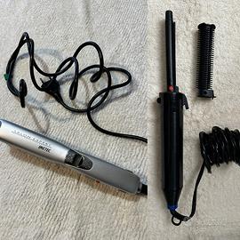 Set piastra Imetec + arricciacapelli Braun