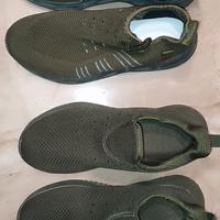 Sneakers slip on colore armygreen nuove