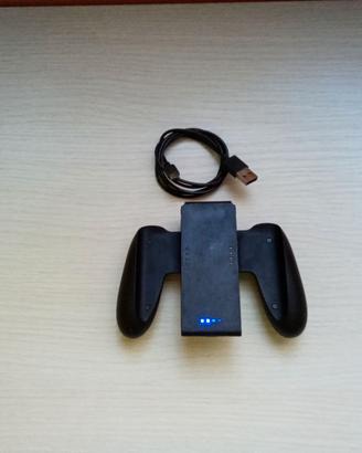 Impugnatura ricarica controller Nintendo switch