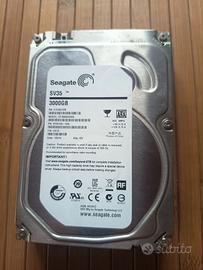 Hard Disk Disco Fisso 3TB  SATA Seagate