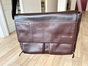 Borsa tracolla in pelle porta computer Piquadro