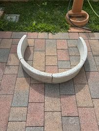 Cordolo per aiuola in cemento