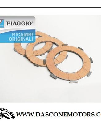 SERIE DISCHI FRIZIONE GUARNITI ORIGINALI PIAGGIO V