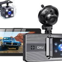GKU Dash Cam Telecamera Auto 1080P