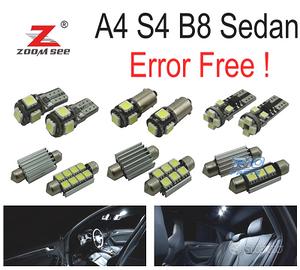 KIT 19 LAMPADE LED INTERNE PER AUDI A4 B8 8K2 S4 S