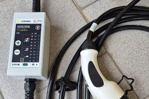 Colonnina WallBox ricarica auto, EVR1W (e-Station)