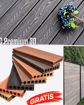 Listoni wpc pavimento doghe effetto legno colori