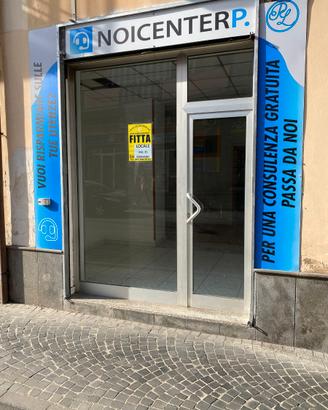 Locale commerciale 38 mq con doppio ambiente e wc