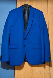 Completo Uomo David Q.  Couture Blu royal  (Tg 50)