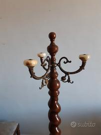 attaccapanni legno ottone onice