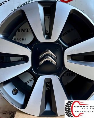 4 CERCHI IN LEGA ORIGINALI RAGGIO 16 CITROEN C3 C4