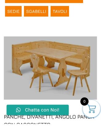 Tavolo e credenza