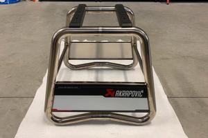 Cavalletto centrale MX Akrapovic in titanio