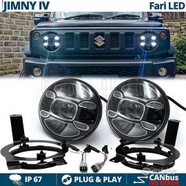 FARI LED 7'' Per SUZUKI JIMNY 4 6500K Bianco Puro