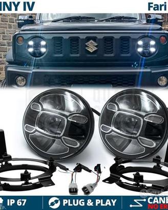 FARI LED 7'' Per SUZUKI JIMNY 4 6500K Bianco Puro