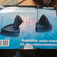 Trasmettitore senza file Welltech per audio e vide