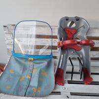 Seggiolone bici e paravento